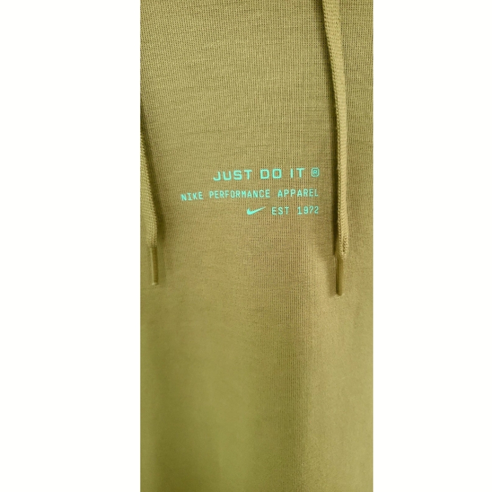 Nike Dri-Fit Pull Over Hoodie Sweatshirt Green DV7994-378 Mens Size Large - Picture 3 of 7